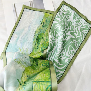 MaraSilk Pure Mulberry Silk Scarf - Ribbon Satin MS663