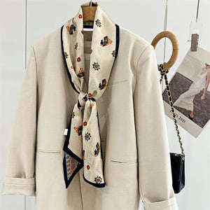 MaraSilk Pure Mulberry Silk Scarf - Ribbon Satin MS664