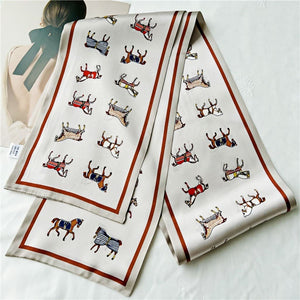 MaraSilk Pure Mulberry Silk Scarf - Ribbon Satin MS665 59" x 6" MS66501