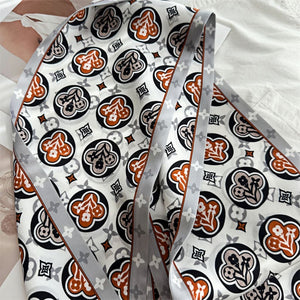 MaraSilk Pure Mulberry Silk Scarf - Ribbon Satin MS666