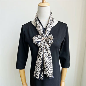 MaraSilk Pure Mulberry Silk Scarf - Ribbon Satin MS667