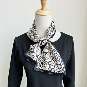 MaraSilk Pure Mulberry Silk Scarf - Ribbon Satin MS667 59" x 6" MS66701