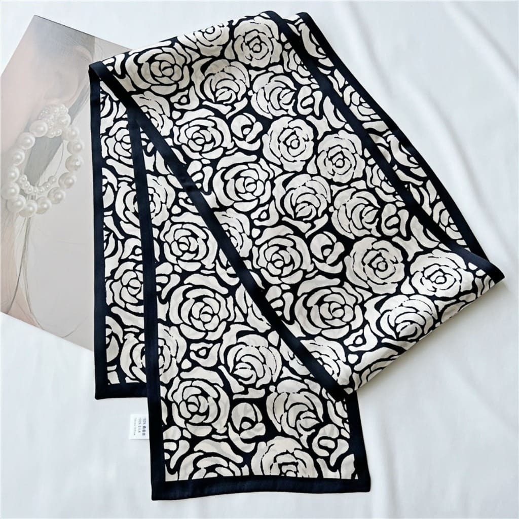 MaraSilk Pure Mulberry Silk Scarf - Ribbon Satin MS667