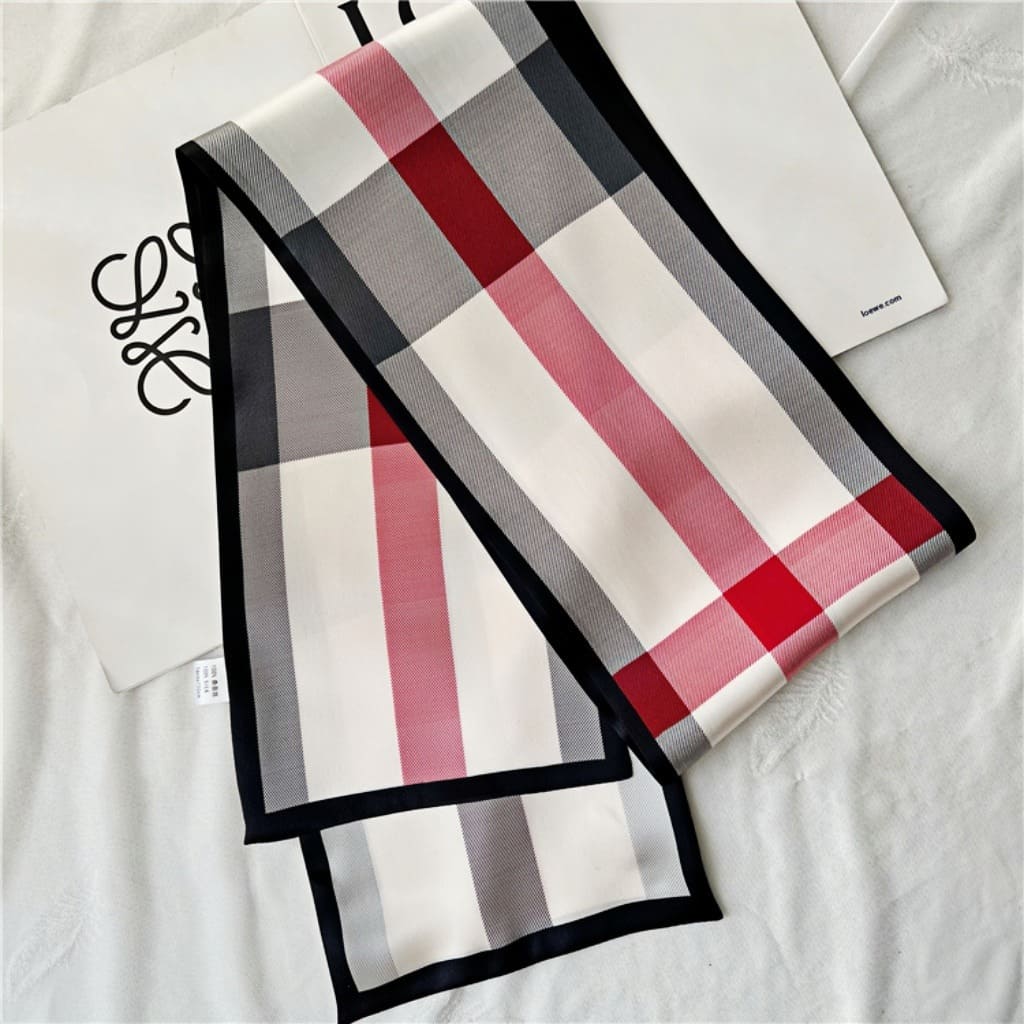 MaraSilk Pure Mulberry Silk Scarf - Ribbon Satin MS669 59" x 6" MS66901