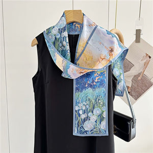 MaraSilk Pure Mulberry Silk Scarf - Ribbon Satin MS671