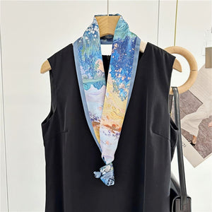 MaraSilk Pure Mulberry Silk Scarf - Ribbon Satin MS671