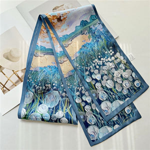 MaraSilk Pure Mulberry Silk Scarf - Ribbon Satin MS671