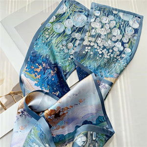 MaraSilk Pure Mulberry Silk Scarf - Ribbon Satin MS671