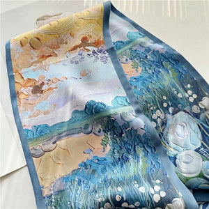MaraSilk Pure Mulberry Silk Scarf - Ribbon Satin MS671