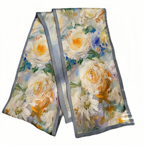 MaraSilk Pure Mulberry Silk Scarf - Ribbon Satin MS672