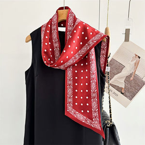 MaraSilk Pure Mulberry Silk Scarf - Ribbon Satin MS673