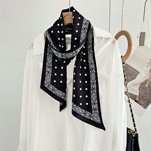 MaraSilk Pure Mulberry Silk Scarf - Ribbon Satin MS673