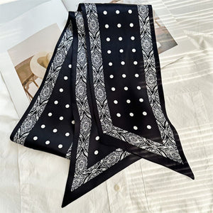 MaraSilk Pure Mulberry Silk Scarf - Ribbon Satin MS673 59" x 6" MS67302