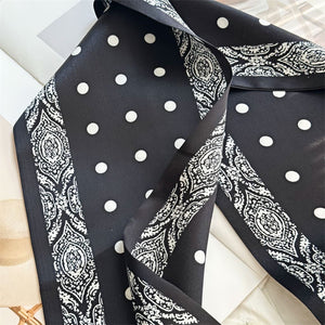 MaraSilk Pure Mulberry Silk Scarf - Ribbon Satin MS673