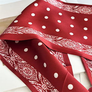 MaraSilk Pure Mulberry Silk Scarf - Ribbon Satin MS673