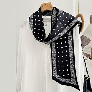 MaraSilk Pure Mulberry Silk Scarf - Ribbon Satin MS673