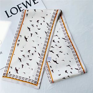 MaraSilk Pure Mulberry Silk Scarf - Ribbon Satin MS674