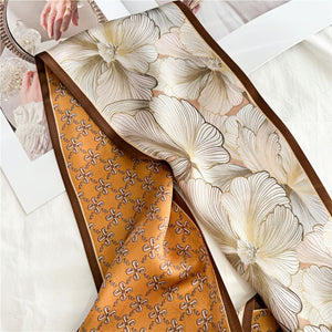 MaraSilk Pure Mulberry Silk Scarf - Ribbon Satin MS676