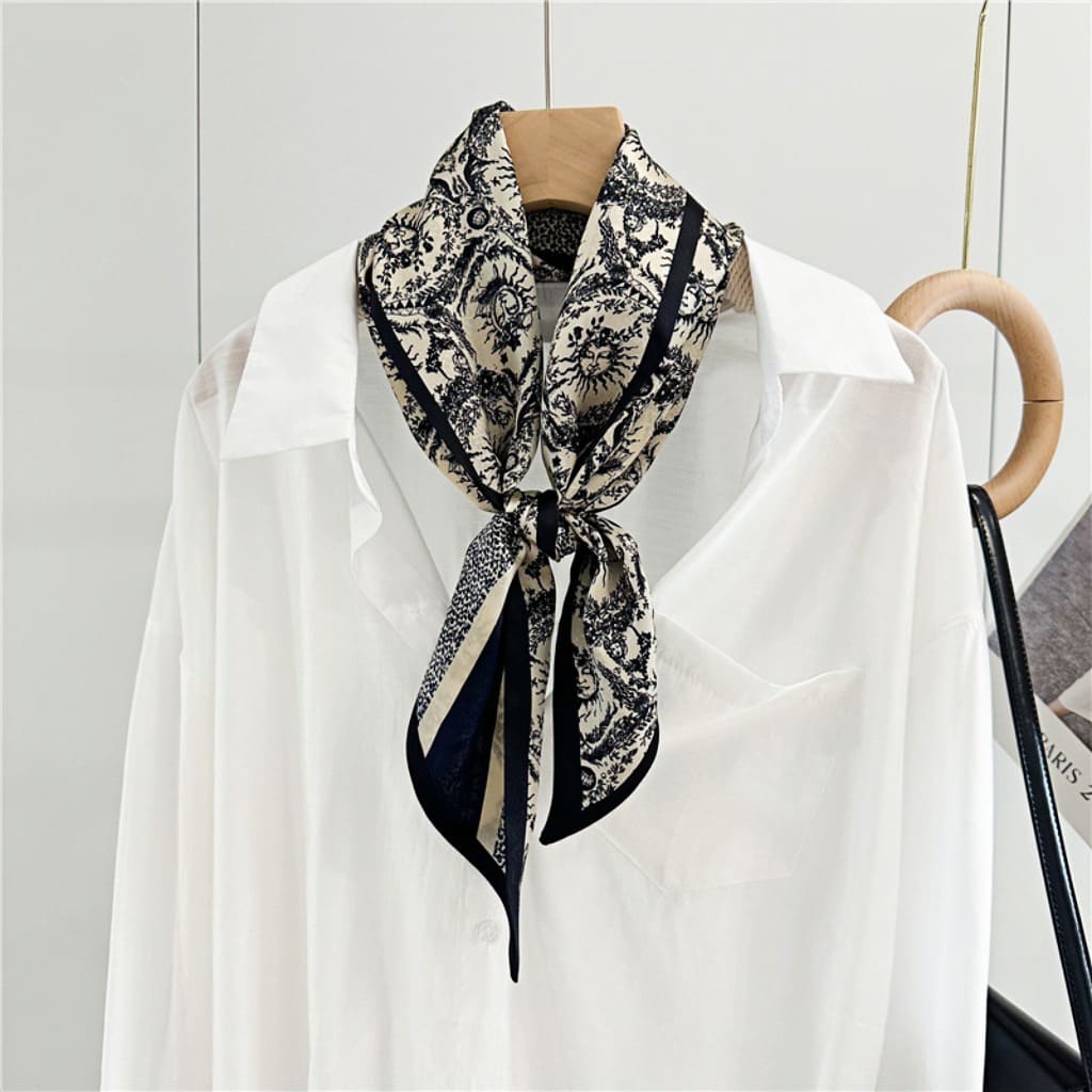 MaraSilk Pure Mulberry Silk Scarf - Ribbon Satin MS677