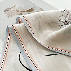 MaraSilk Pure Mulberry Silk Scarf - Ribbon Satin MS678