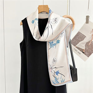 MaraSilk Pure Mulberry Silk Scarf - Ribbon Satin MS678