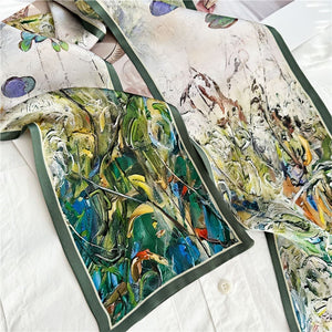 MaraSilk Pure Mulberry Silk Scarf - Ribbon Satin MS680