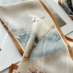 MaraSilk Pure Mulberry Silk Scarf - Ribbon Satin MS681