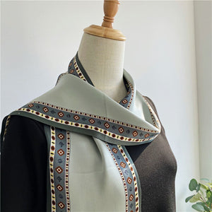 MaraSilk Pure Mulberry Silk Scarf - Ribbon Satin MS682