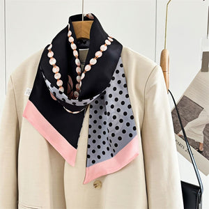 MaraSilk Pure Mulberry Silk Scarf - Ribbon Satin MS683