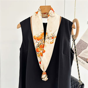 MaraSilk Pure Mulberry Silk Scarf - Ribbon Satin MS690