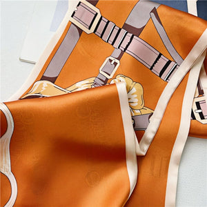 MaraSilk Pure Mulberry Silk Scarf - Ribbon Satin MS691