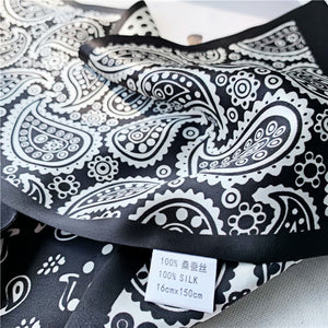 MaraSilk Pure Mulberry Silk Scarf - Ribbon Satin MS692