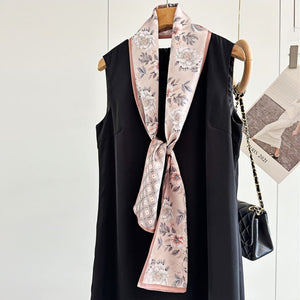 MaraSilk Pure Mulberry Silk Scarf - Ribbon Satin MS693