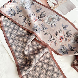 MaraSilk Pure Mulberry Silk Scarf - Ribbon Satin MS693