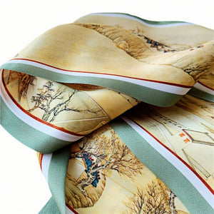 MaraSilk Pure Mulberry Silk Scarf - Ribbon Satin MS696