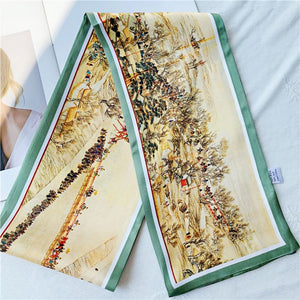 MaraSilk Pure Mulberry Silk Scarf - Ribbon Satin MS696