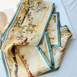 MaraSilk Pure Mulberry Silk Scarf - Ribbon Satin MS696