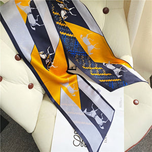 MaraSilk Pure Mulberry Silk Scarf - Ribbon Satin MS697