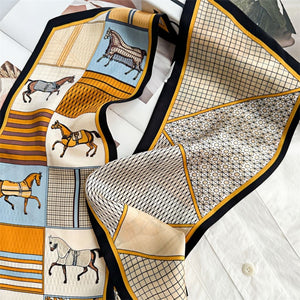 MaraSilk Pure Mulberry Silk Scarf - Ribbon Satin MS698