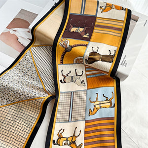 MaraSilk Pure Mulberry Silk Scarf - Ribbon Satin MS698