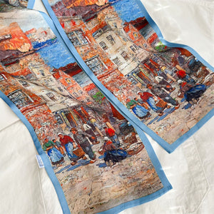 MaraSilk Pure Mulberry Silk Scarf - Ribbon Satin MS699