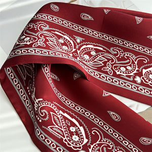 MaraSilk Pure Mulberry Silk Scarf - Ribbon Satin MS702