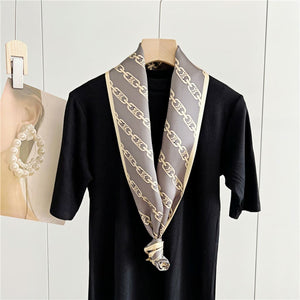 MaraSilk Pure Mulberry Silk Scarf - Ribbon Satin MS704