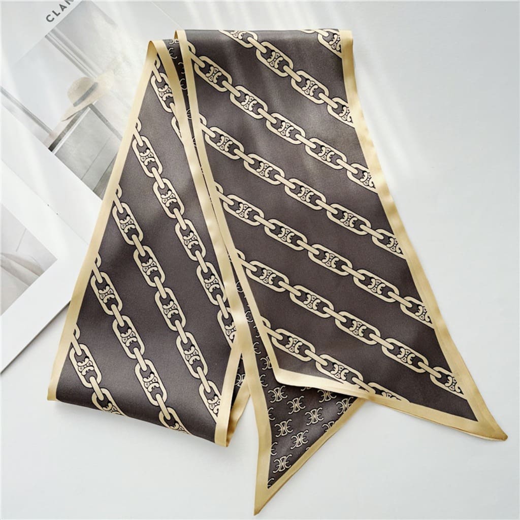 MaraSilk Pure Mulberry Silk Scarf - Ribbon Satin MS704