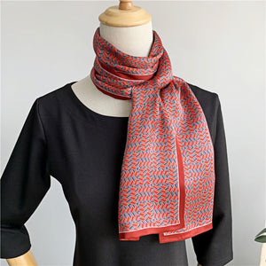 MaraSilk Pure Mulberry Silk Scarf - Ribbon Satin MS705