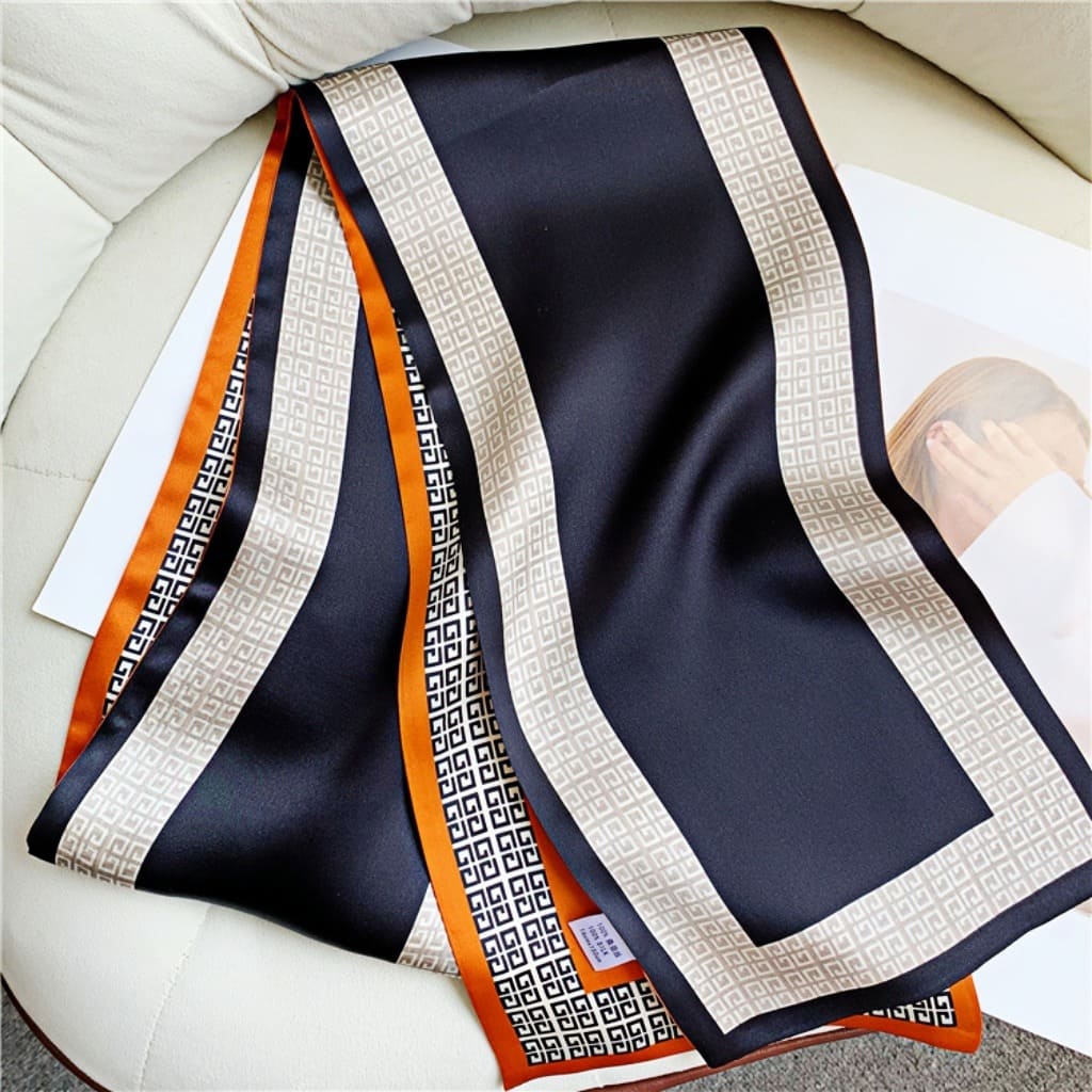 MaraSilk Pure Mulberry Silk Scarf - Ribbon Satin MS706 59" x 6" MS70601