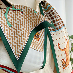 MaraSilk Pure Mulberry Silk Scarf - Ribbon Satin MS707