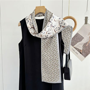 MaraSilk Pure Mulberry Silk Scarf - Ribbon Satin MS709