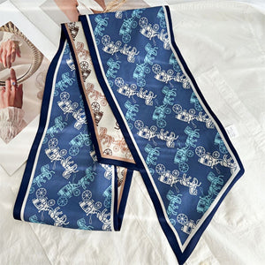 MaraSilk Pure Mulberry Silk Scarf - Ribbon Satin MS715