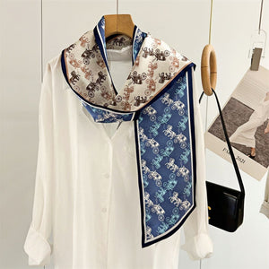 MaraSilk Pure Mulberry Silk Scarf - Ribbon Satin MS715